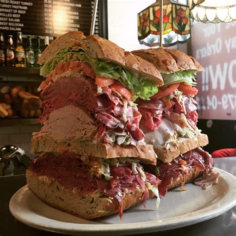 Photo Of Sarge S Delicatessen And Diner New York Ny United States The Monster Sandwich Deli