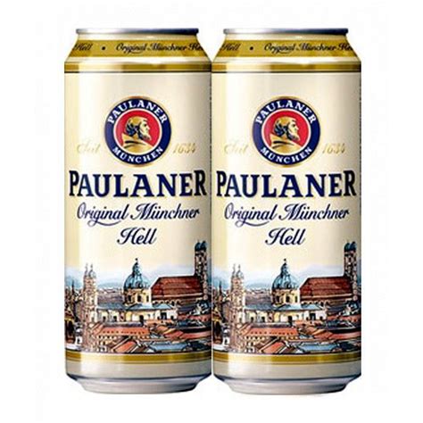 Lata Vazia Paulaner Original MÜnchner 500 Ml Aluminio Germany