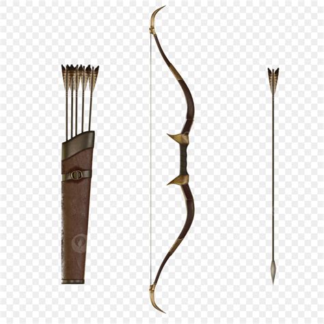 Arrow Quiver Clipart Transparent Background Bow With Arrows And Arrow