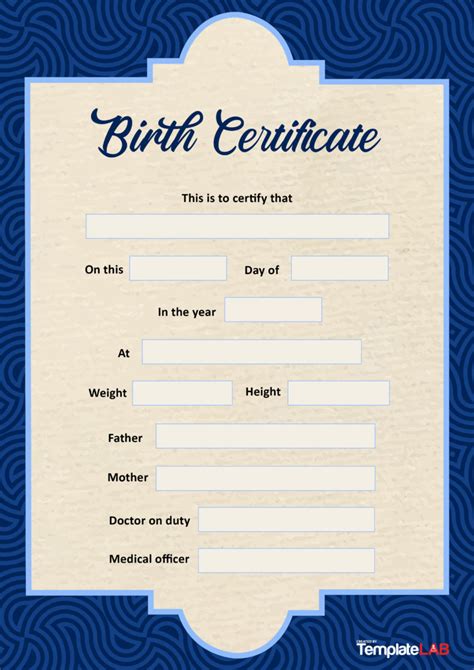 27 Birth Certificate Templates Word Ppt And Pdf Templatelab