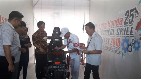 Gelar Astra Honda Technical Skill Contest Di Bandung Astra Honda