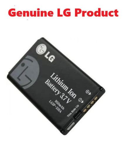 Genuine LG LGIP 531A Battery For Para A170 KU250 GM205 GS101 GS105 T500