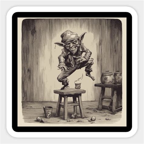 Goblin Dancing Goblin Sticker Teepublic