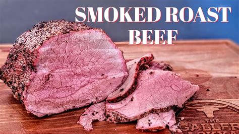 Easy Smoked Roast Beef Recipe Eye Of Round Roast Beef Masterbuilt Gravity Series 1050 Youtube