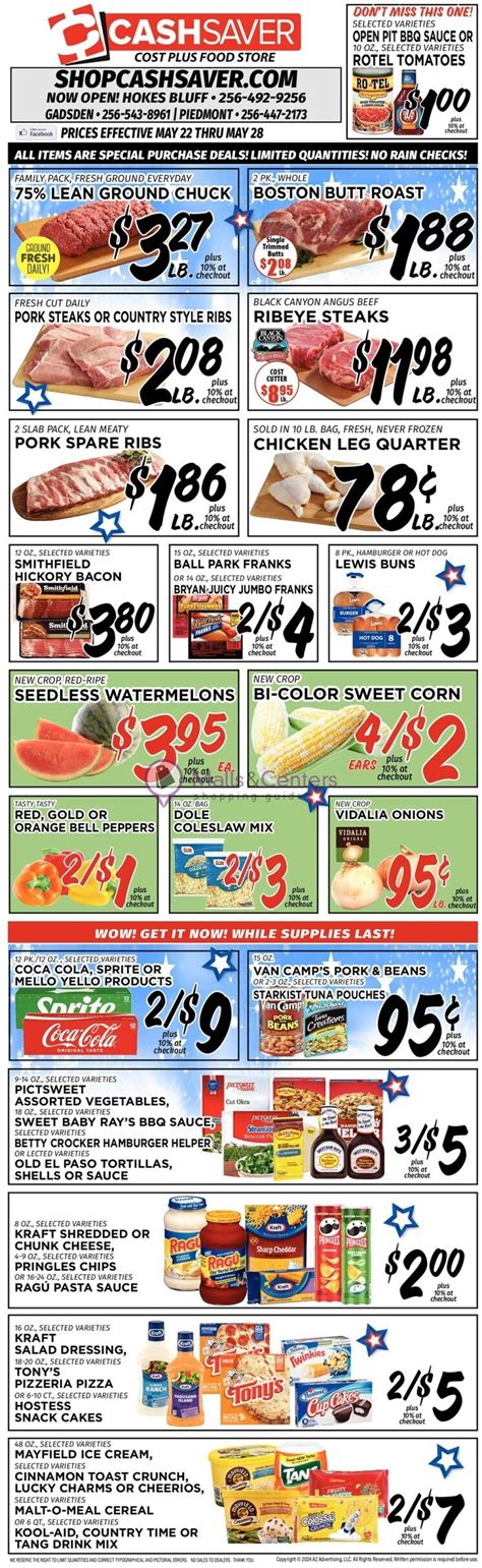 Shop Cash Saver Weekly Ad Valid From To