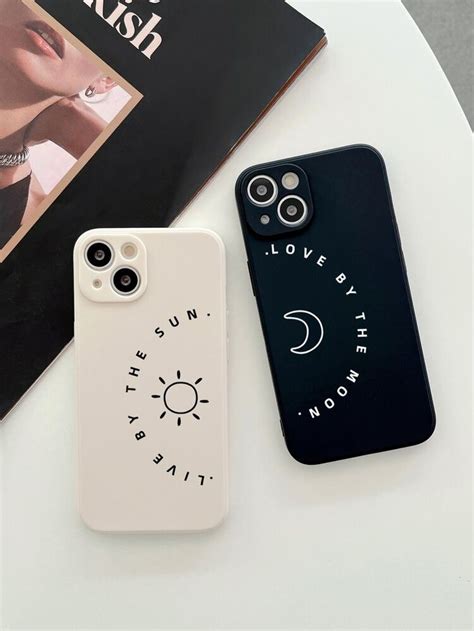 Sun Moon Phone Case Set Pcs Shein Usa