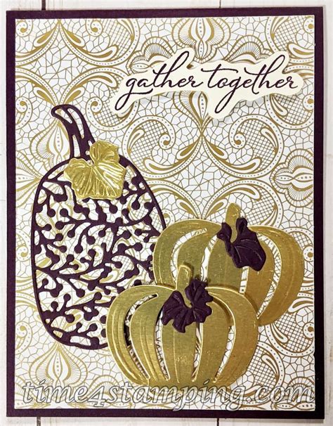 Elegant Thanksgiving Card Pretty Pumpkins Thanksgiving Cards