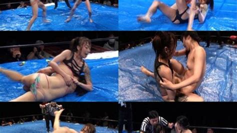Wet And Wild Bikini Wrestling Full Version CPD 117 High Quality Japanese Brutal