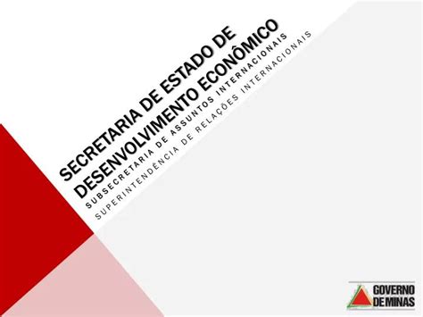 Ppt Secretaria De Estado De Desenvolvimento Econ Mico Powerpoint