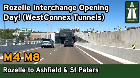 Rozelle Interchange Opening Day Driving The Rozelle Interchange M4