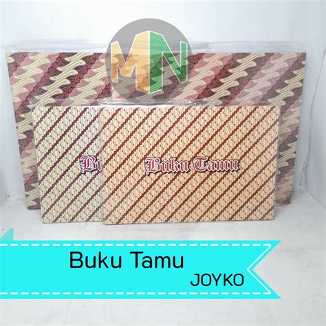 Jual Buku Tamu Joyko Buku Daftar Tamu Undangan Guest Book Motif