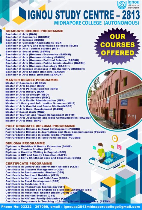 Ignou Study Centre Midnapore College