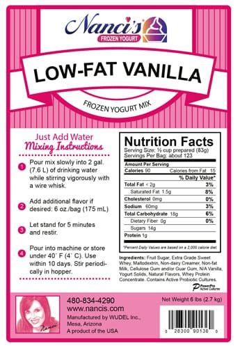 Low Fat Vanilla FroCup