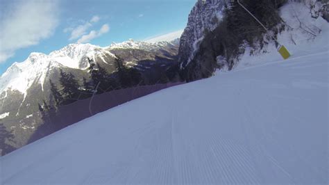 JANUARY 2018 TEST OF SKI SLOPE PISTA TURISTICA SKI RESORT SELLA NEVEA