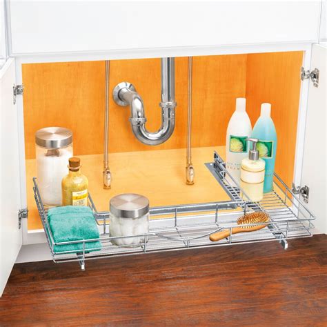 Lynk Lynk Professional® U-Shaped Roll Out Under Sink Drawer – Pull Out Under Cabinet Organizer ...