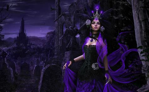 Purple Goth Wallpapers 62 Images