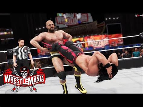 Wwe K Simulation Seth Rollins Vs Cesaro Wrestlemania