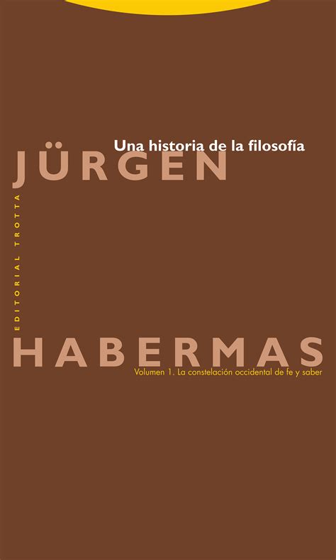 Libro Una Historia De La Filosof A Habermas J Rgen