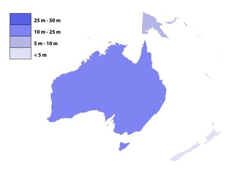 Oceanian countries by population (2023) - Learner trip