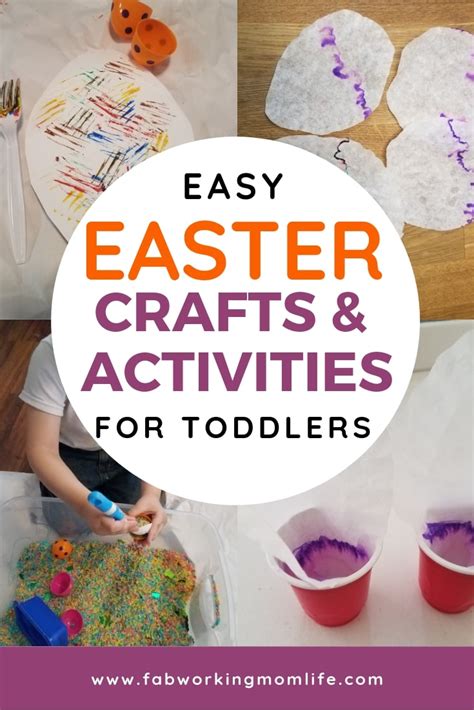 Easter Crafts and Activities for Toddlers and Preschoolers - Fab ...