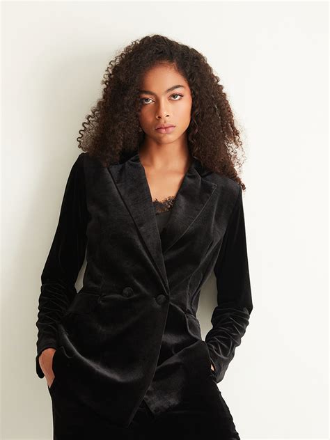 Black Velvet Blazer