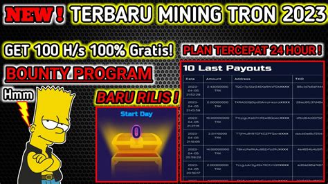 BARU RILIS COY MINING TRON TERBARU 2023 GET FREE 100H S MINING TRX