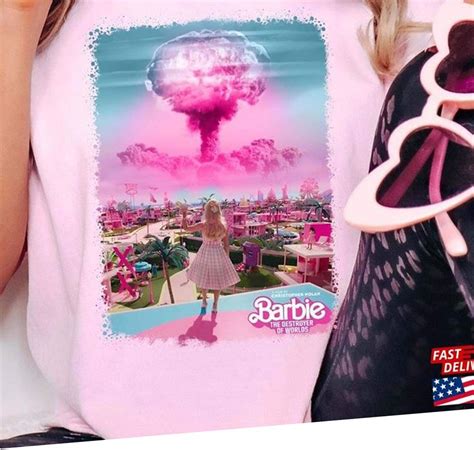 Barbenheimer Shirt Oppenheimer Barbie Movie Shirt Margot Shibtee Clothing