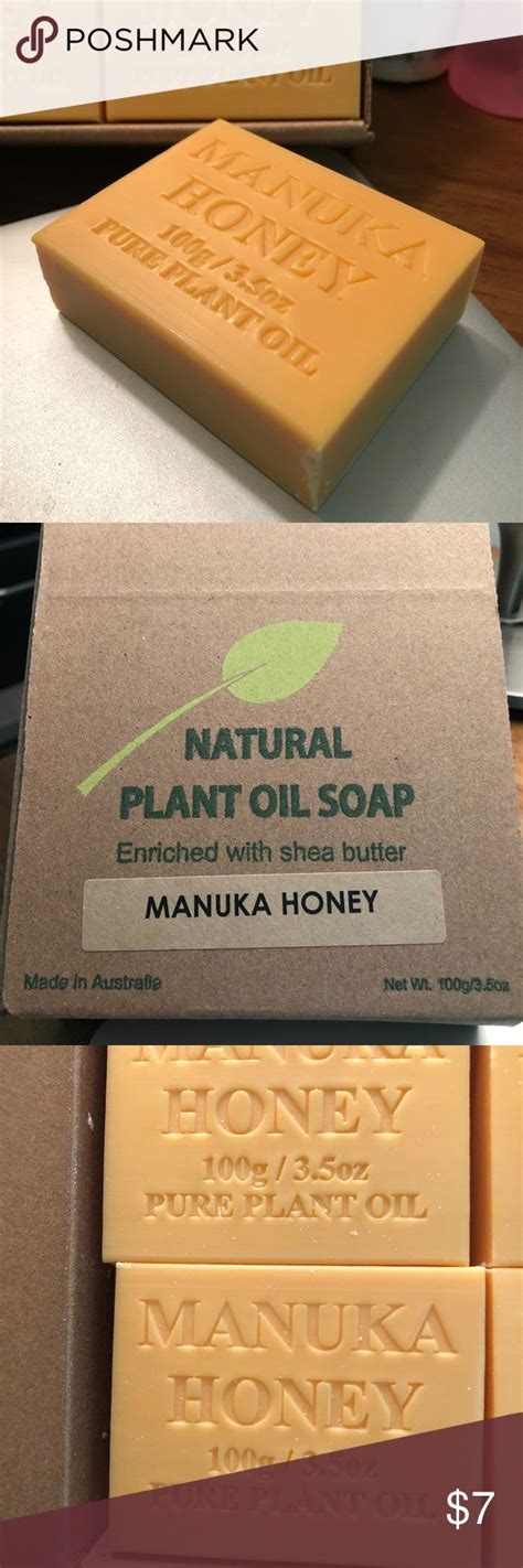 4 Bars Manuka Honey Pure Plant Oil Soap New Manuka Essential Oil Oil