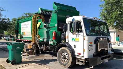 Waste Management Peterbilt 520 McNeilus ZR Garbage Truck YouTube