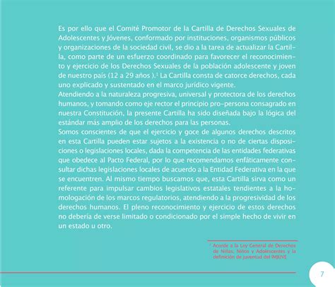 Cartilla Derechos Sexuales Adolescentes Jovenes Pdf