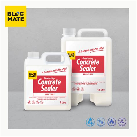 Blocmate Permanent Penetrating Concrete Sealer Ready Mix Shopee