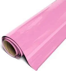 Korean Plain Pink Heat Transfer Vinyl Packaging Type Roll Thickness