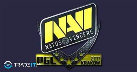 Sticker Natus Vincere Foil Krakow 2017 Tradeit