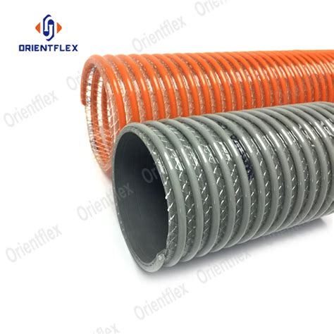 Inch Spiral Fibre Reinforced Pvc Flexible Helix Suction Hose Pipe For