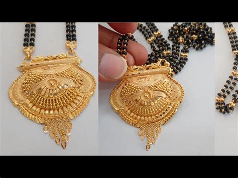 Gold Mangalsutra Ki Design Atelier Yuwa Ciao Jp