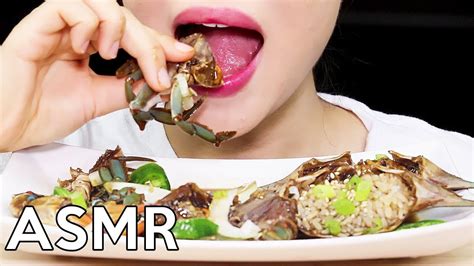 Asmr Soy Sauce Marinated Raw Crab Eating Sounds Youtube