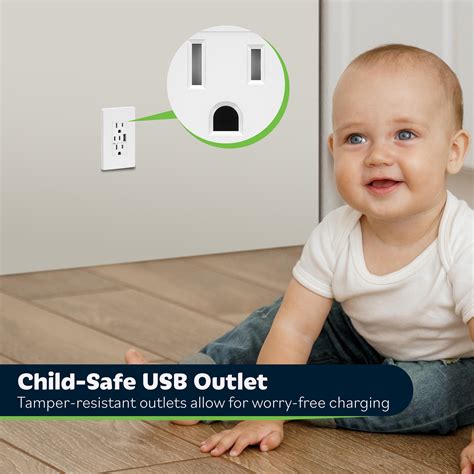 Snapklik TOPGREENER 36A USB Wall Outlet Charger Upgraded 15A