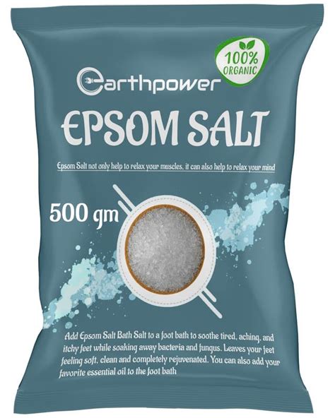 Earthpower Epsom Salt For Pain Relief Epsom Salt For Foot Epsom Salt