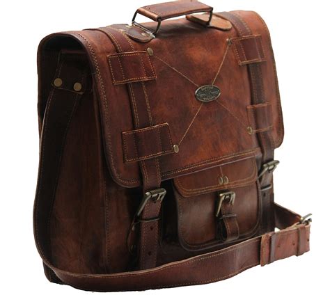 Leather Laptop Bags For Men IUCN Water