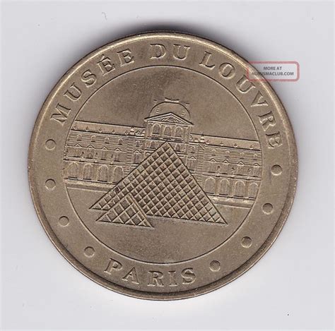 Paris Mus E Du Louvre Pyramide M Daille Monnaie De Paris Token