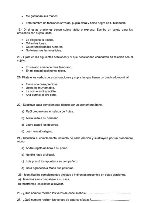 Actividades Castellano 2 Eso PDF