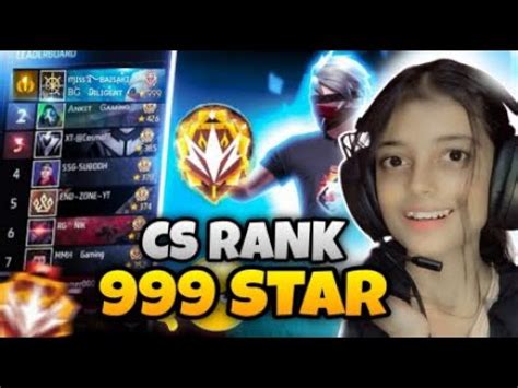 Live Cs Rank Push With Team Code Gameplay Ff Girl Rank Push Classyff