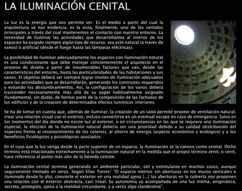 APUNTES REVISTA DIGITAL DE ARQUITECTURA LA ILUMINACION CENITAL EN