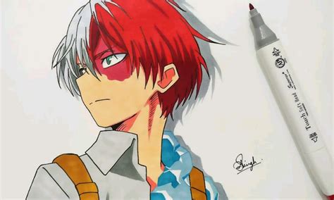 Como Dibujar A Todoroki De Boku No Hero Academia Anime Character