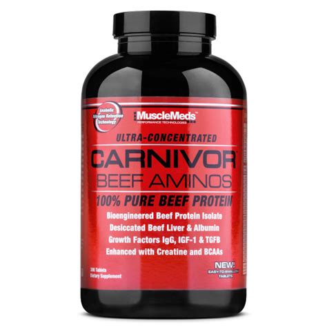 Musclemeds Carnivor Beef Aminos Improve Muscle Recovery Trufit Eu