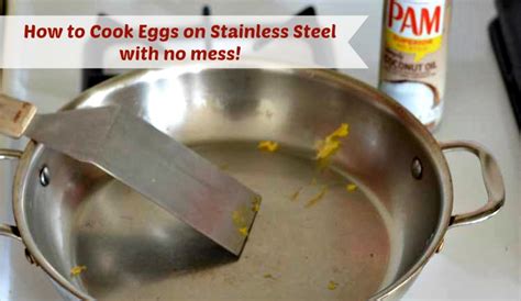 how to cook eggs with stainless steel
