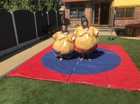 Adult Sumo Suits And Mat Bouncy Castle Hire In Wolverhampton Walsall