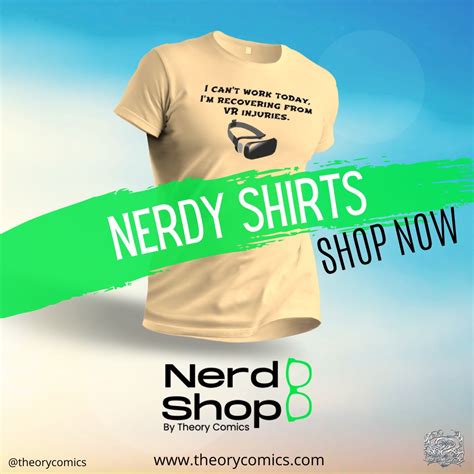 Theory Comics On Twitter Geek Out In Style With Our Epic Line Of Nerdy Shirts 🤓👕 Get Ready To