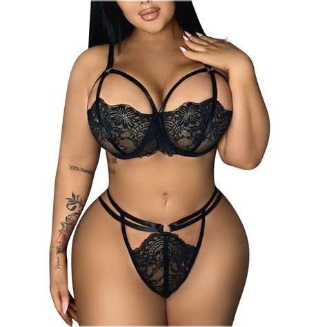 Summer Savings Ppgejgek Lingerie For Women Women Exquisite Plus Size