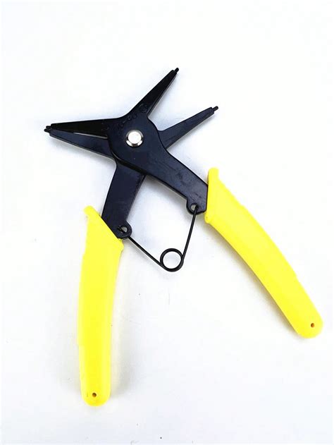 Retaining Ring Plier Set Internal External Straight Bent Pliers Snap